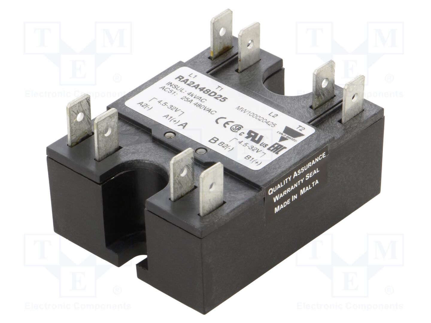 CARLO GAVAZZI RA2A48D25 Kiinteän tilan rele 25A