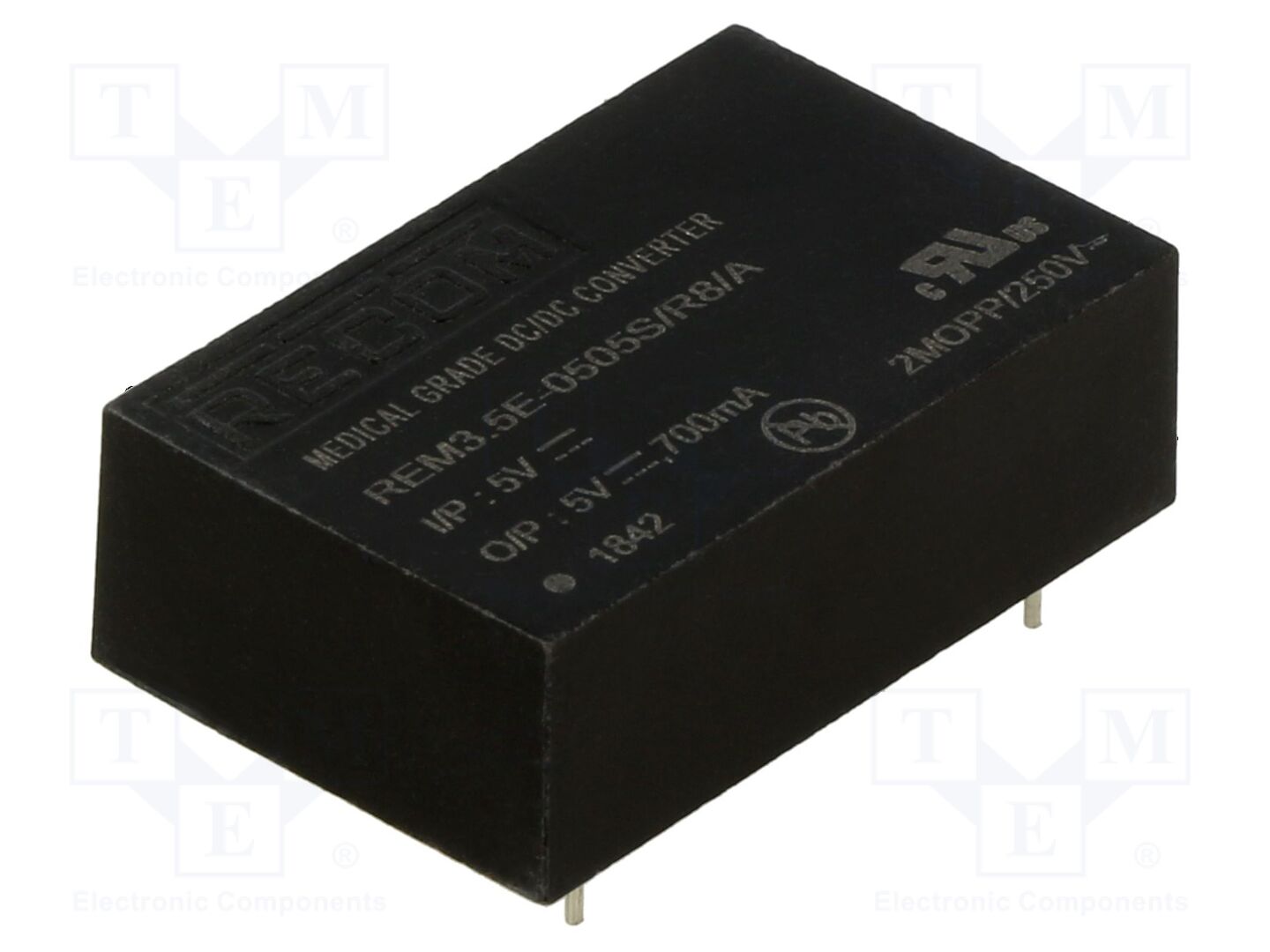 RECOM REM3.5E-0505S/R8/A DC/DC-muunnin 3.5W