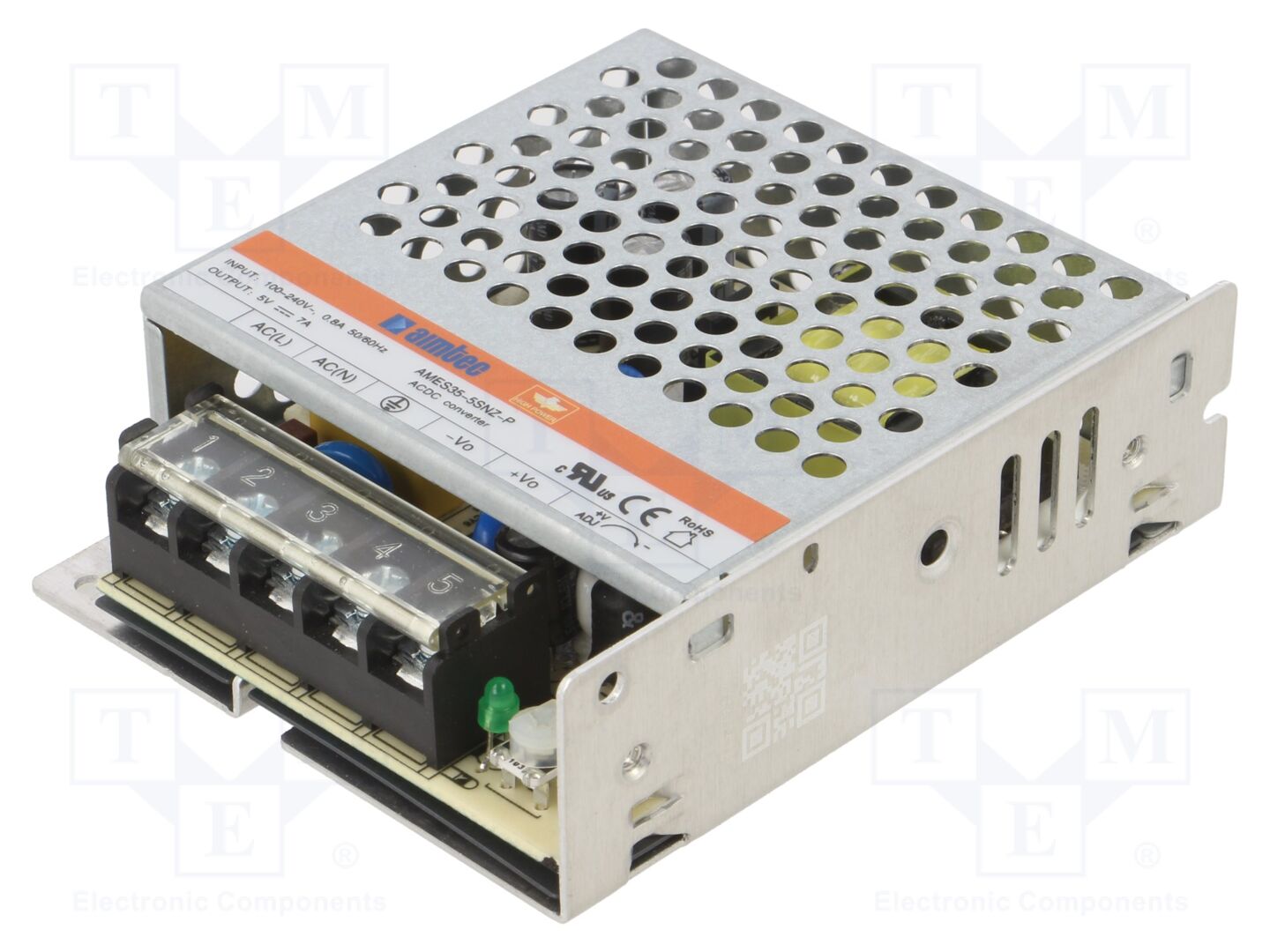 AIMTEC AMES35-5SNZ-P Sisäänrakennettu kytkentävirtalähde 35W 5VDC