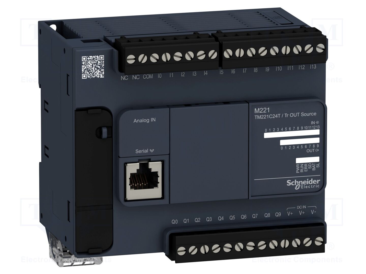 SCHNEIDER ELECTRIC TM221C24T PLC-ohjelmoitava ohjain OUT: 10 IN: 14