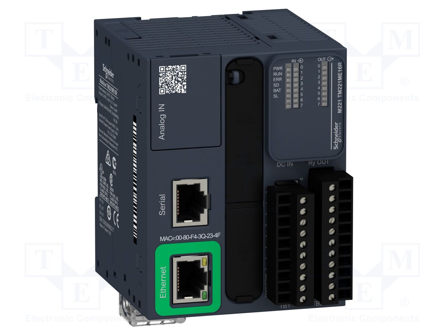 SCHNEIDER ELECTRIC TM221ME16R PLC-ohjelmoitava ohjain OUT 8 / IN 8