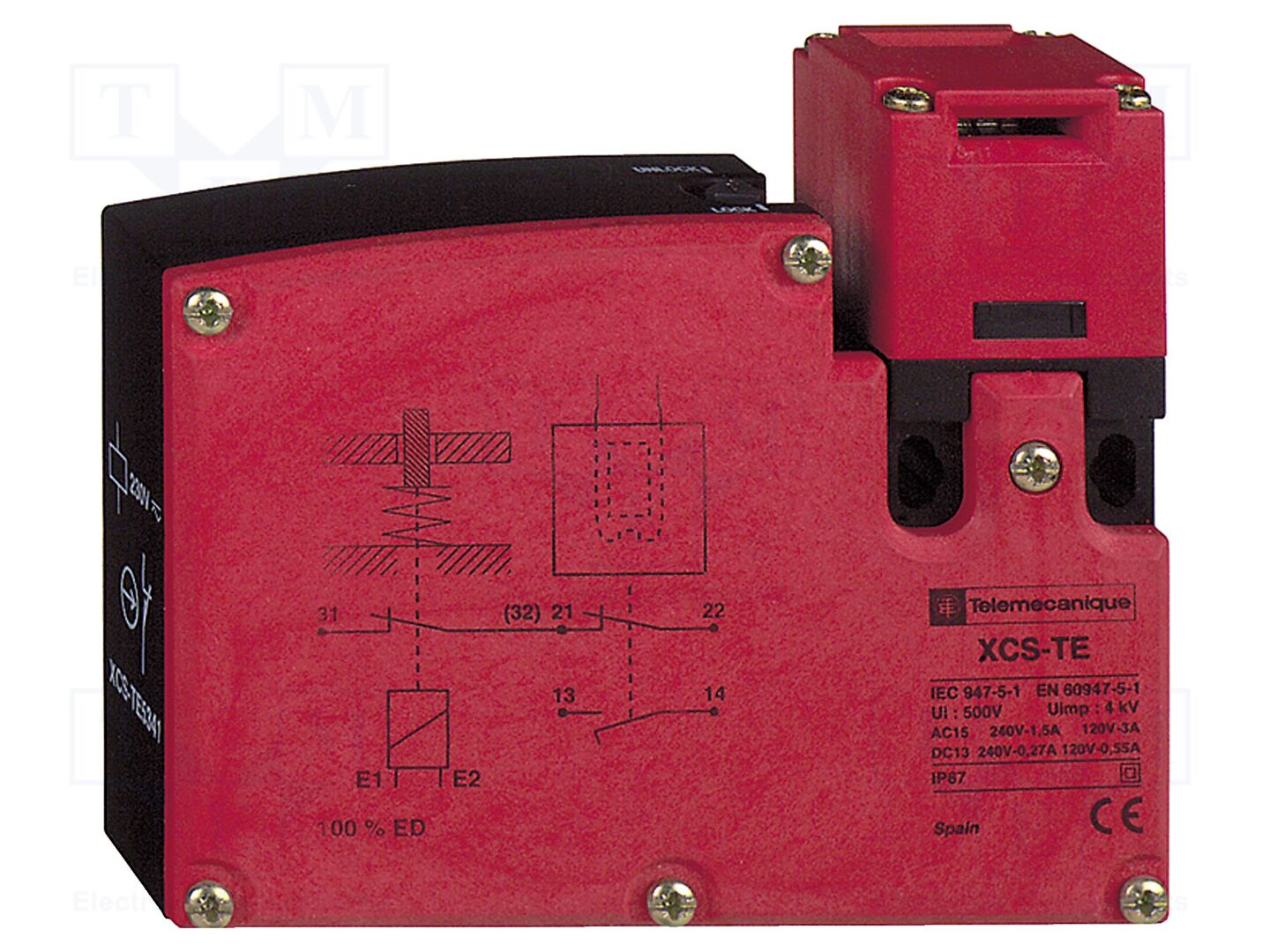 TELEMECANIQUE SENSORS XCSTE5341 Turvakytkin IP66