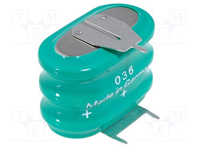 VARTA MICROBATTERY ACCU-140/3E Ladattava akku 3.6V 140mAh