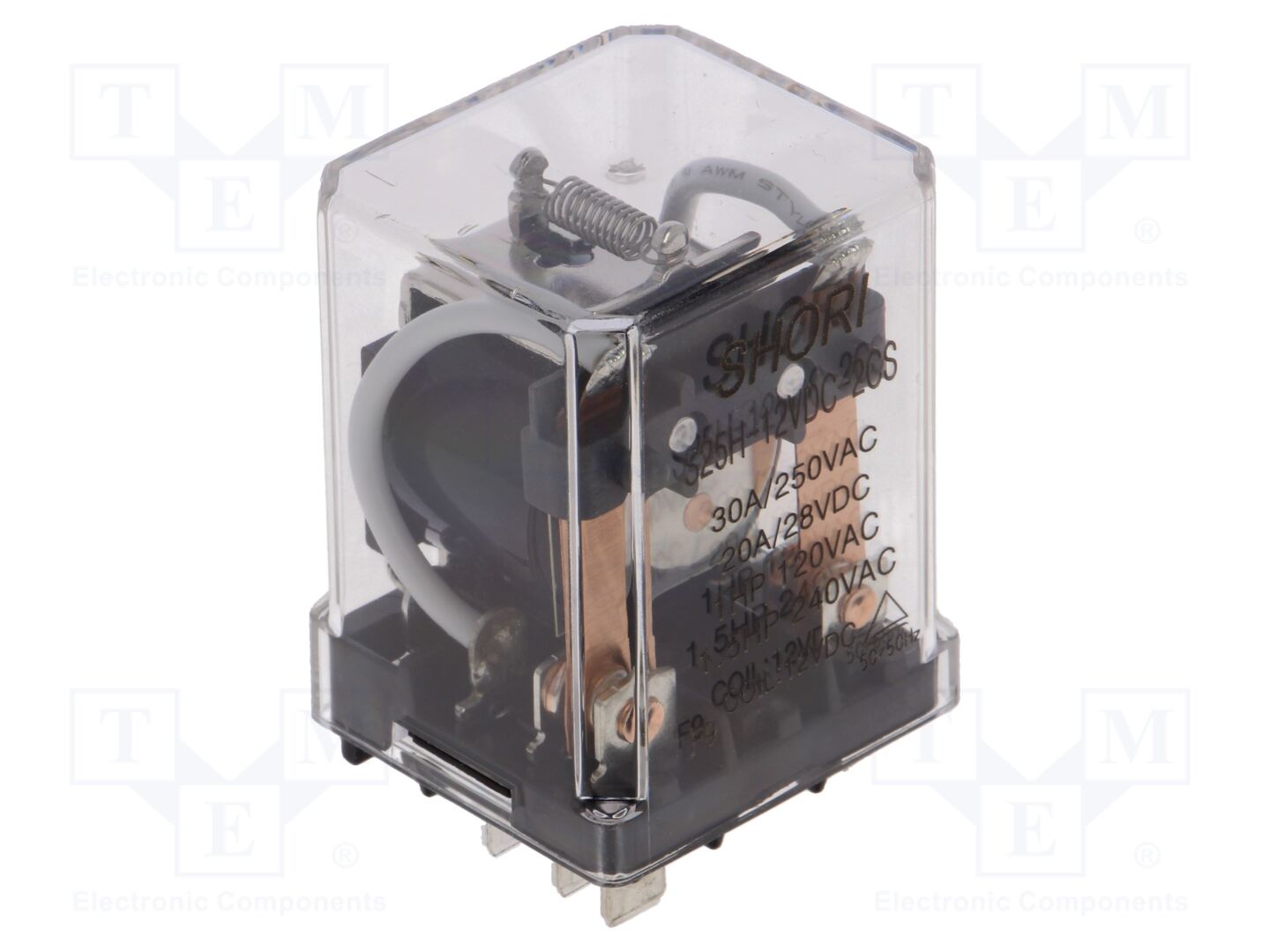SHORI ELECTRIC S25H-12VDC-2CS Sähkömagneettinen rele 12VDC