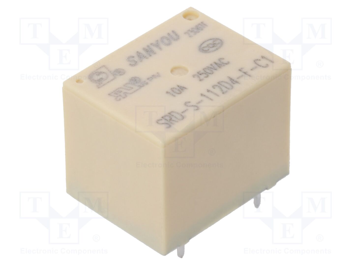 SANYOU SRD-S-112D4-C1 Sähkömagneettinen rele 12VDC (50 kpl erä)