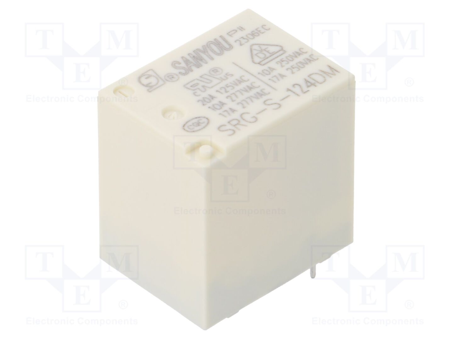 SANYOU SRG-S-124DM Sähkömagneettinen rele 24VDC (50 kpl erä)
