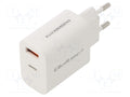 QOLTEC 51714 Kytketty verkkolaite 5VDC 3A 18W
