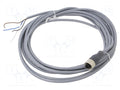 TELEMECANIQUE SENSORS XZCPV1141L5 Anturikaapeli M12, 4-napainen, 5m