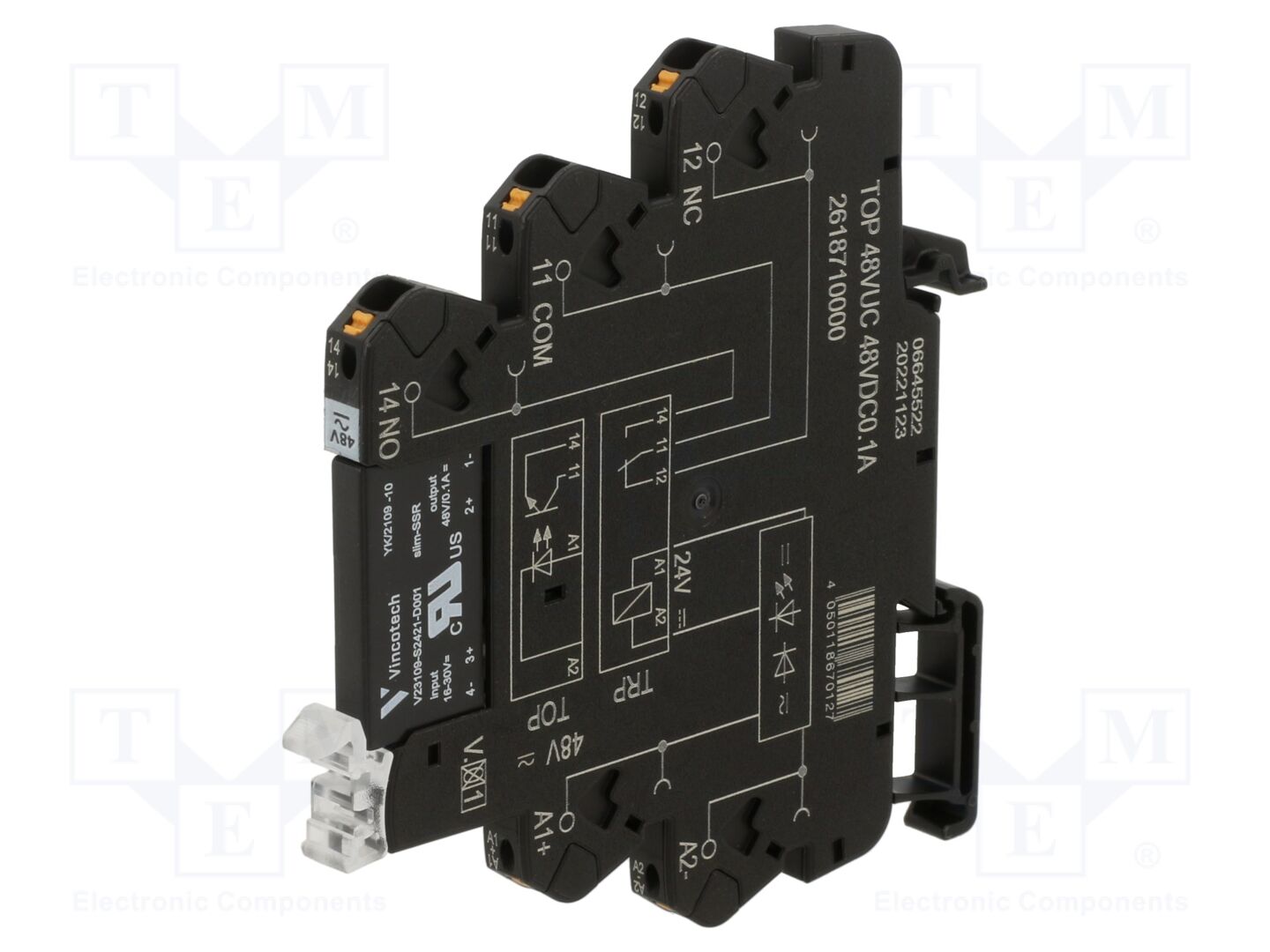 WEIDMÜLLER TOP-48VUC-48DC0.1A DC Solid State Relay 0.1A
