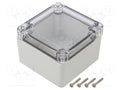 KRADEX ZP909060SJP-ABS-PC Yleiskotelo 90x90x60mm IP67