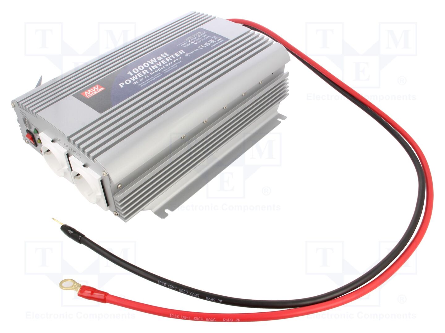 MEAN WELL A302-1K0-F3 DC/AC-muunnin 1kW 21-30VDC 230VAC