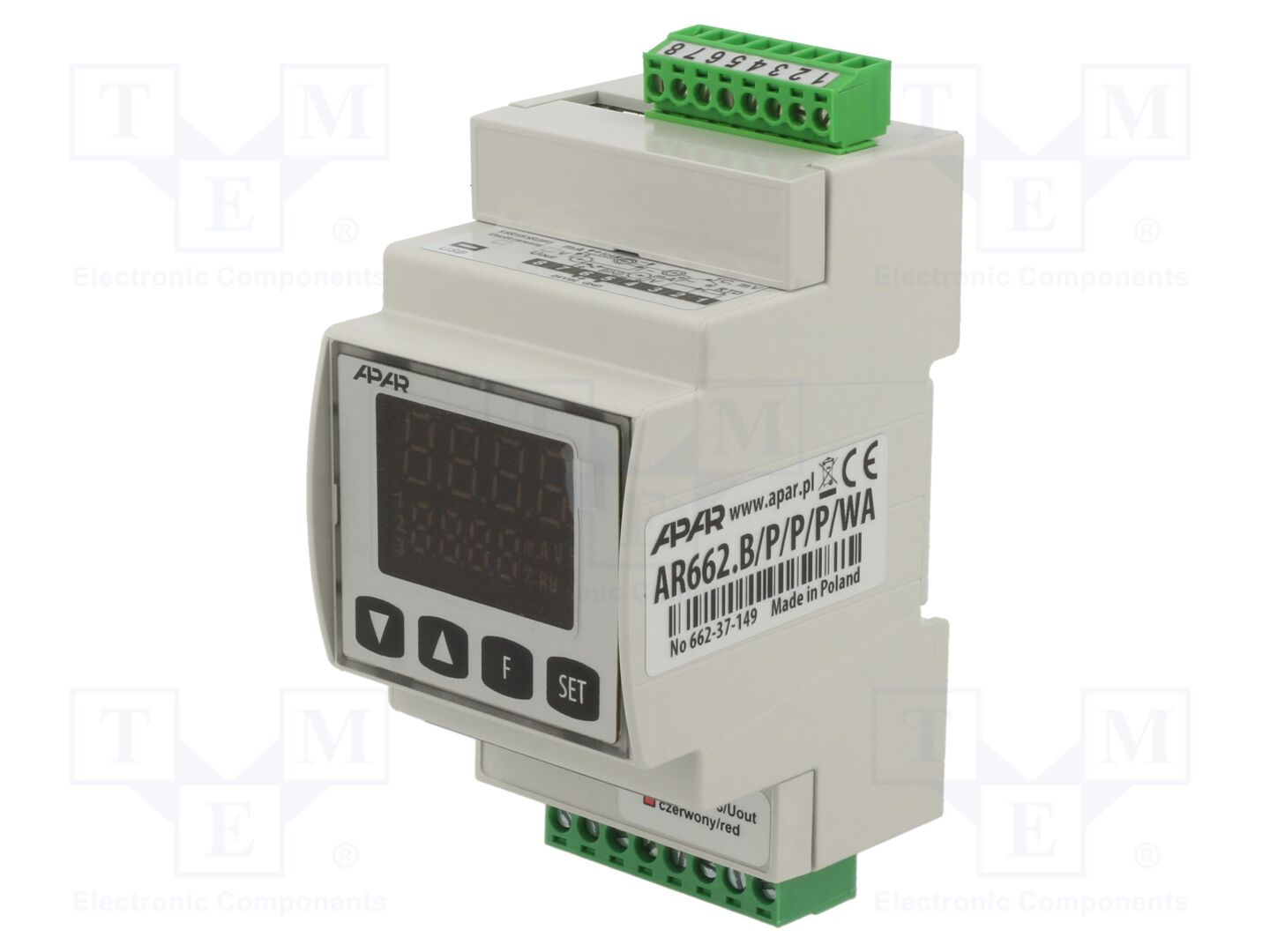 APAR AR662BPPPWA Lämpötilasäädin -1999÷9999
