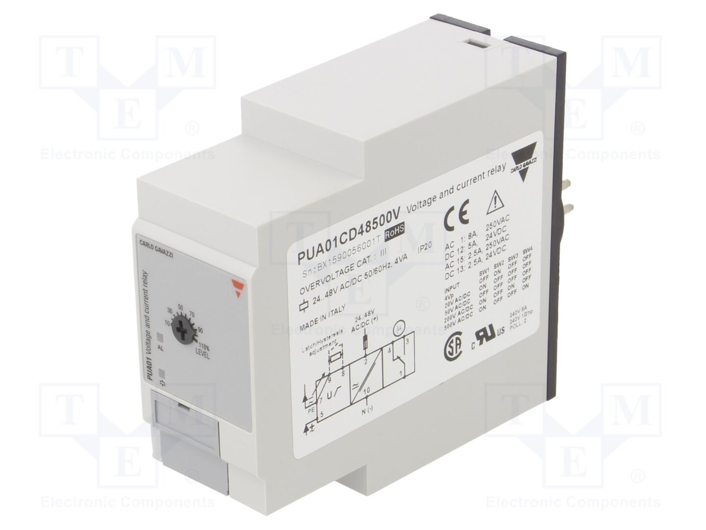 CARLO GAVAZZI PUA01CD48500V Valvontarele 24÷48V