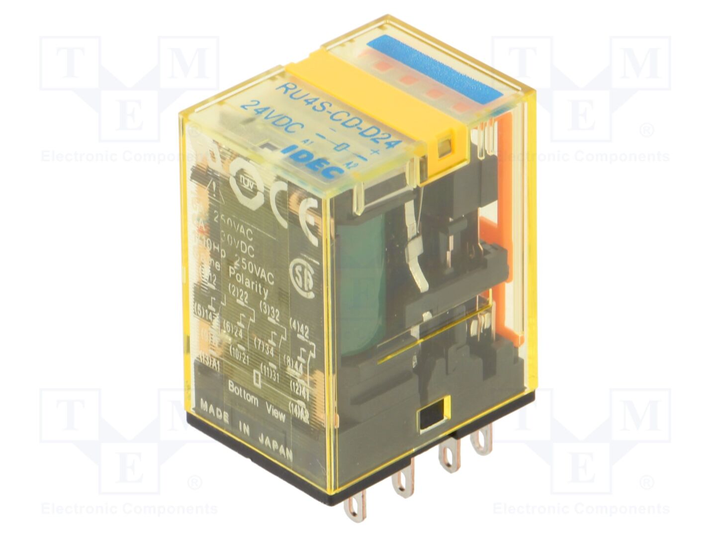 IDEC RU4S-CD-D24 Sähkömagneettinen rele 24VDC