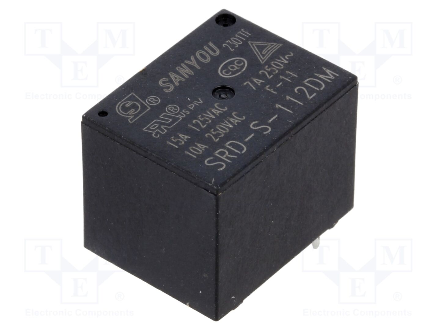 SANYOU SRD-S-112DM Sähkömagneettinen rele 12VDC (50 kpl erä)