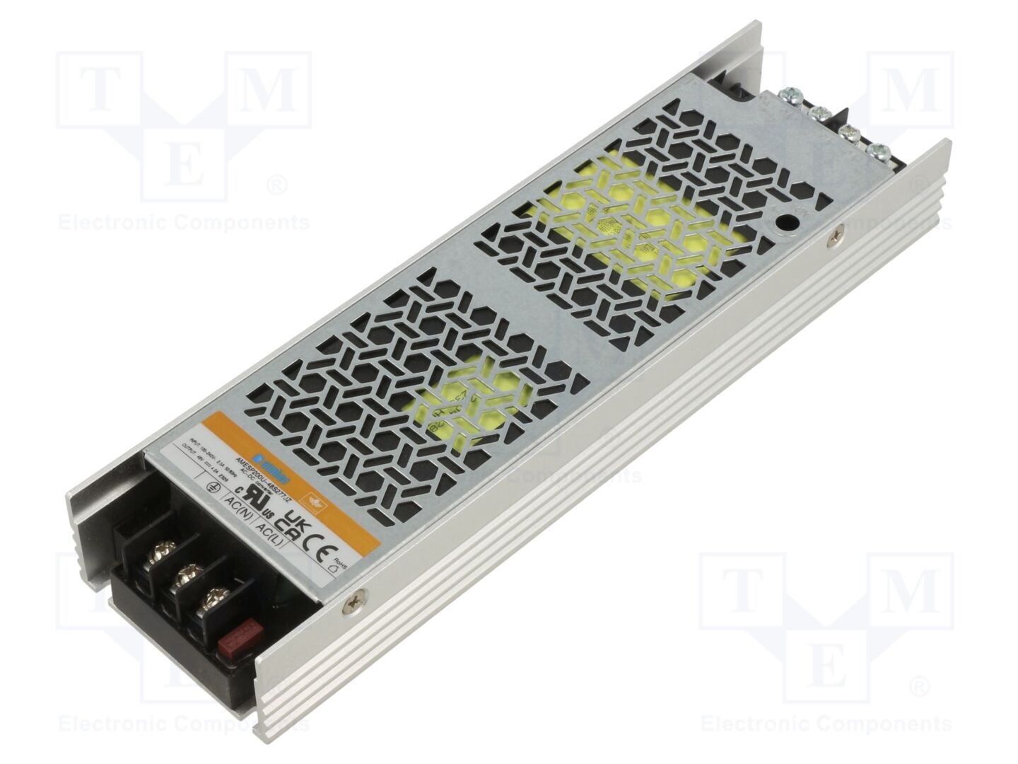 AIMTEC AMESP200U-48S277JZ Sisäänrakennettu kytkentävirtalähde 200W 48VDC
