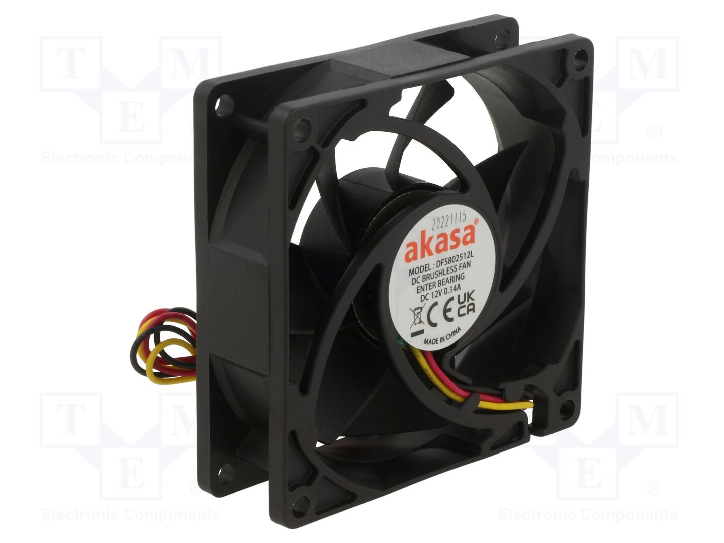 Akasa DFS802512L Aksiaalituuletin 12VDC