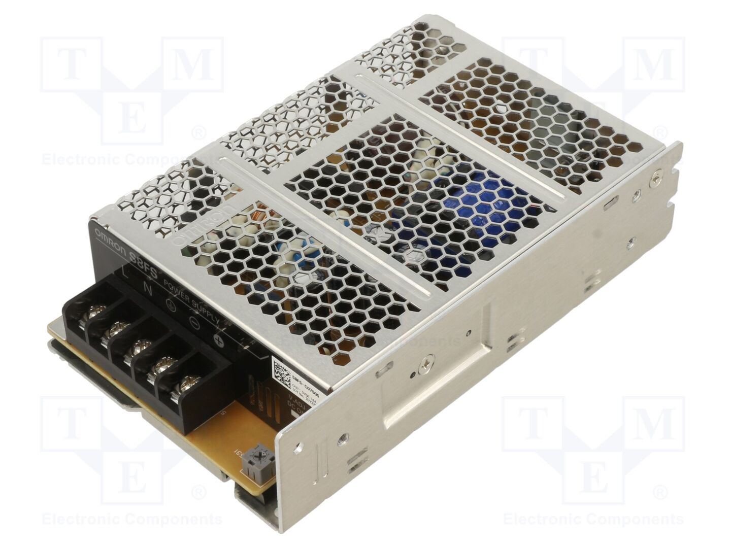OMRON S8FS-C07505 Sisäänrakennettu kytkentävirtalähde 75W 5VDC 14A