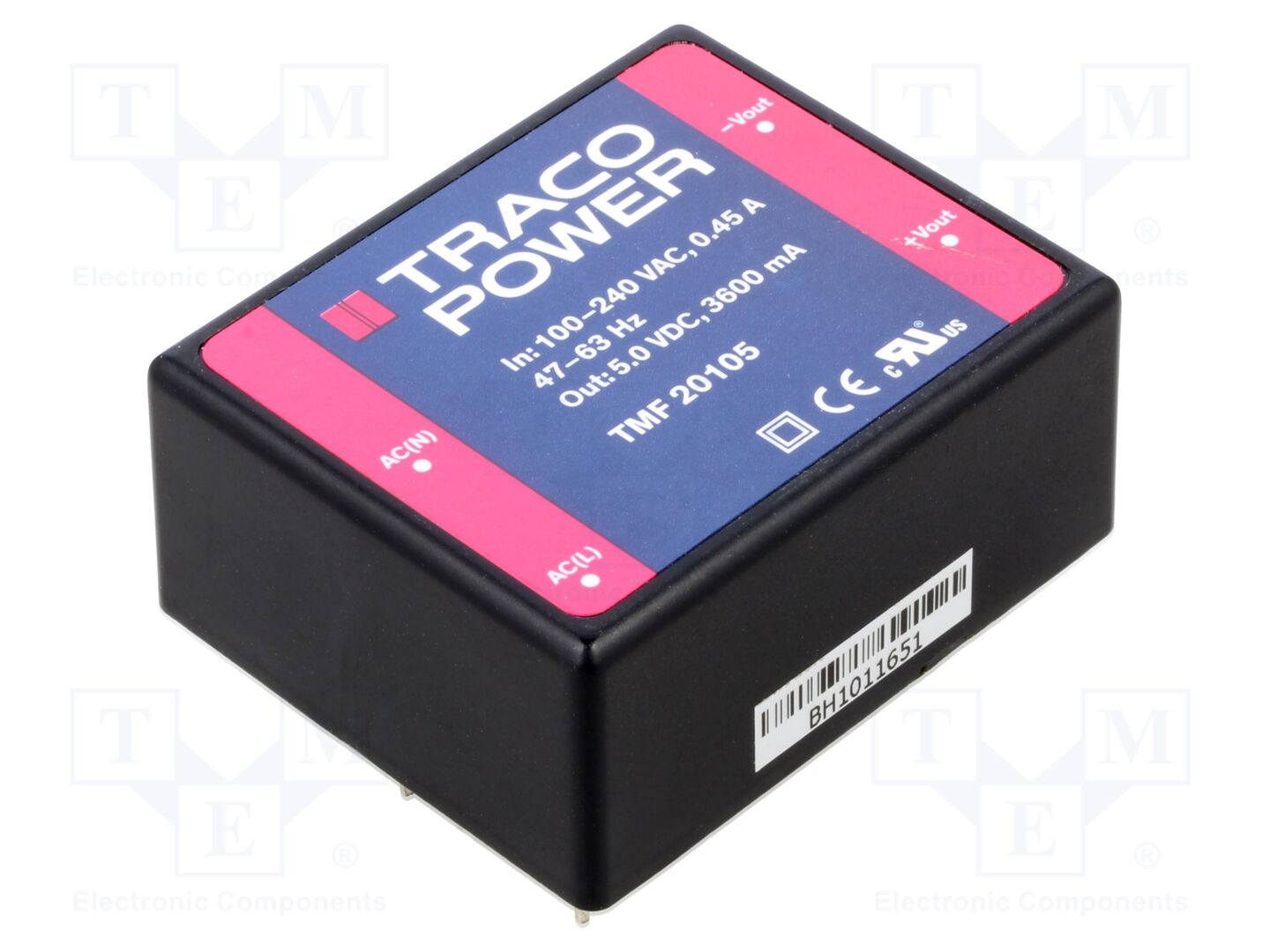 TRACO POWER TMF20105 AC/DC-muunnin 18W