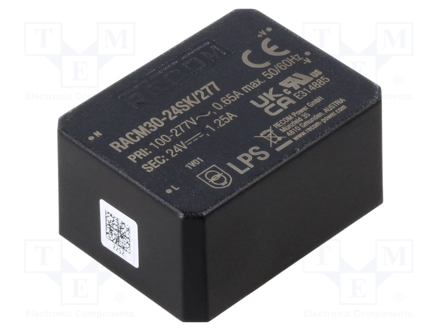 RECOM RACM30-24SK/277 PCB AC/DC-muunnin 30W