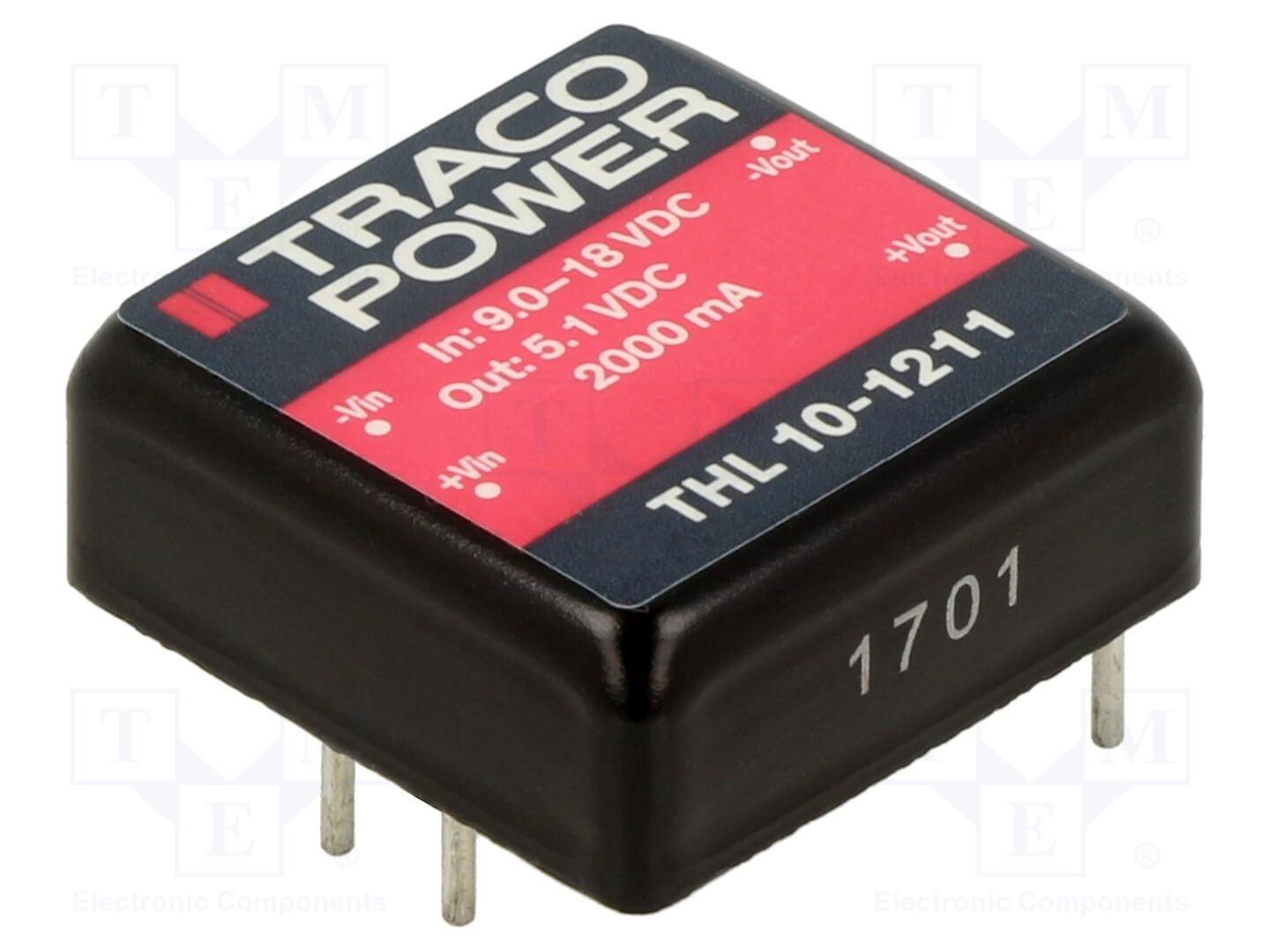 TRACO POWER THL10-1211 DC/DC-muunnin 10W