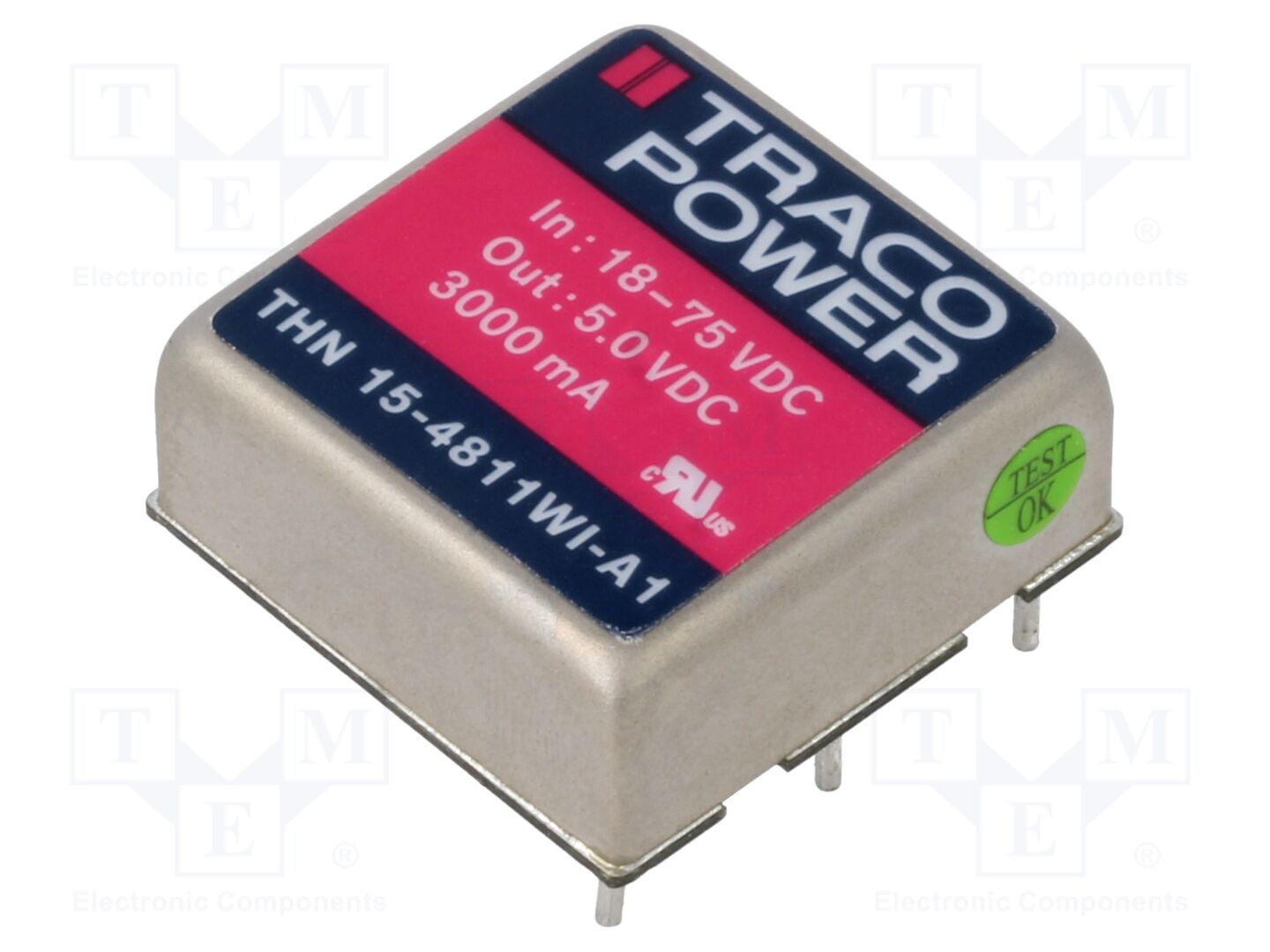 TRACO POWER THN15-4811WI-A1 DC/DC-muunnin 15W